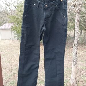 Carhartt Black Relaxed Fit Work Pants